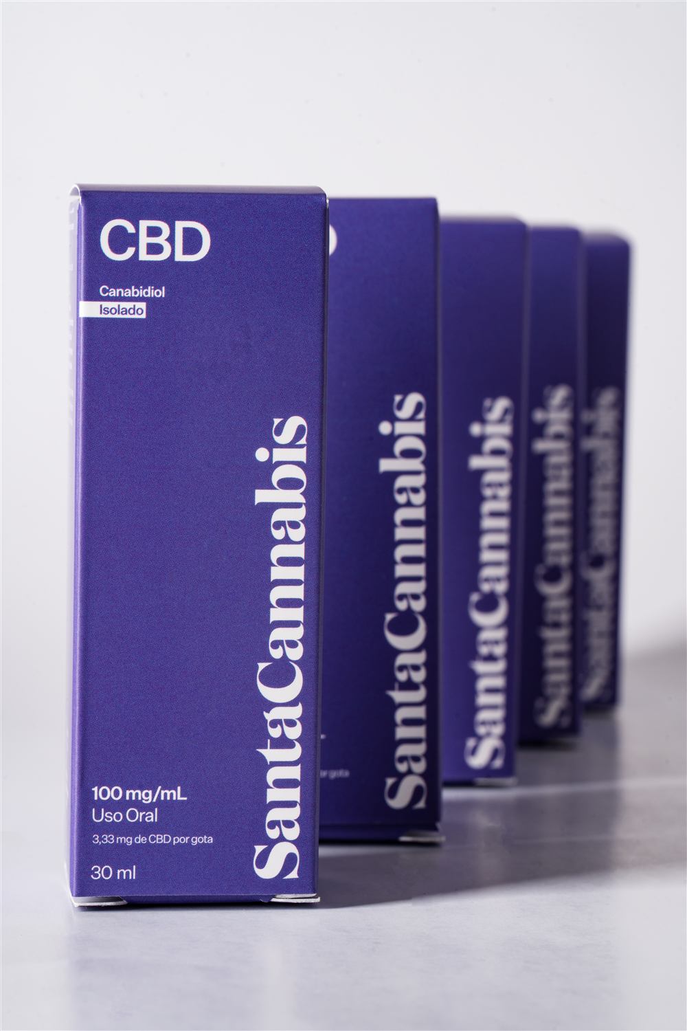 Caixa personalizada para produto farmacêutico, exemplo de embalagem premium da Pluspack